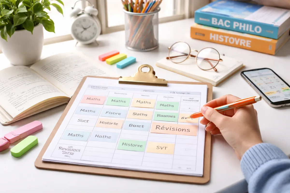 Comment utiliser des planning gratuits pour réviser le Bac et le Brevet